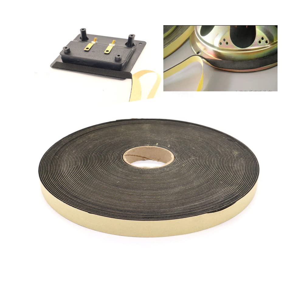 Car Speaker Sealing Tape - Foam Grip Tape,Soundproofing Waterproofing Insulation Foam Gasket Tape,2mm Thick-10mm Width-33Ft