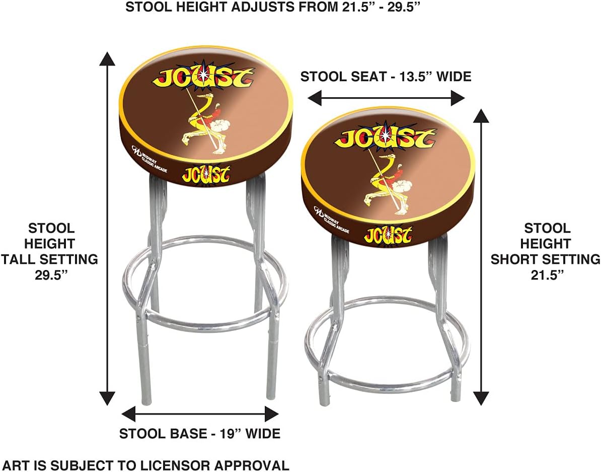 Stool Height Adjustment Diagram