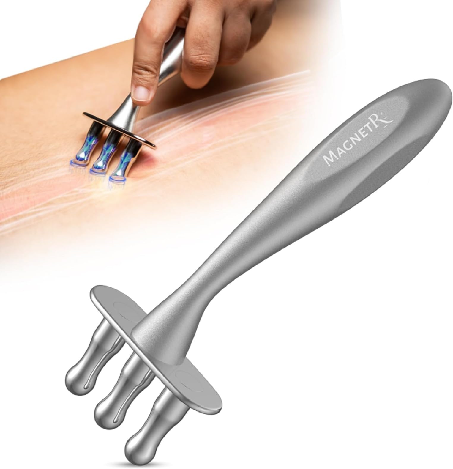 MagnetRX Magnettherapie Massagegabel - Multifunktionaler Stift für Emotionscode und Meridian Magnete