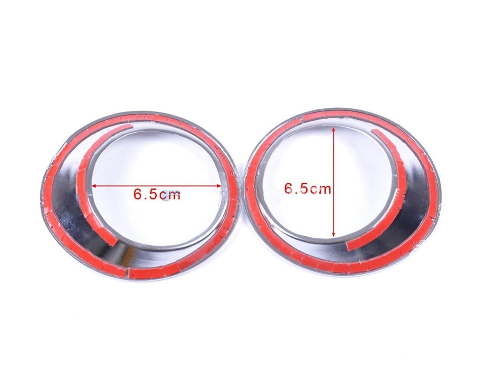 Griglia del fendinebbia per auto Per Nissan per Qashqai 2007-2012 2 pezzi ABS per cromatura per coda posteriore fendinebbia telaio di copertura della lampada