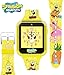 SpongeBob SquarePants Kids Smart Watch Touchscreen with Camera Games Stopwatch Alarm Fitness Tracker Photo Video Recorder – Fits Wrist Sizes 5.5