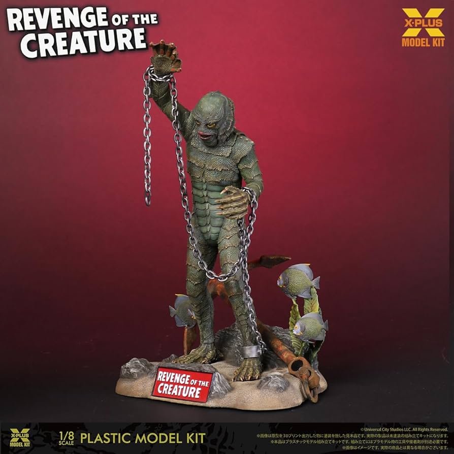 エクスプラス　1/8 「半魚人の逆襲」　プラモデル完成品 612iRDsb4UL._AC_UF894,