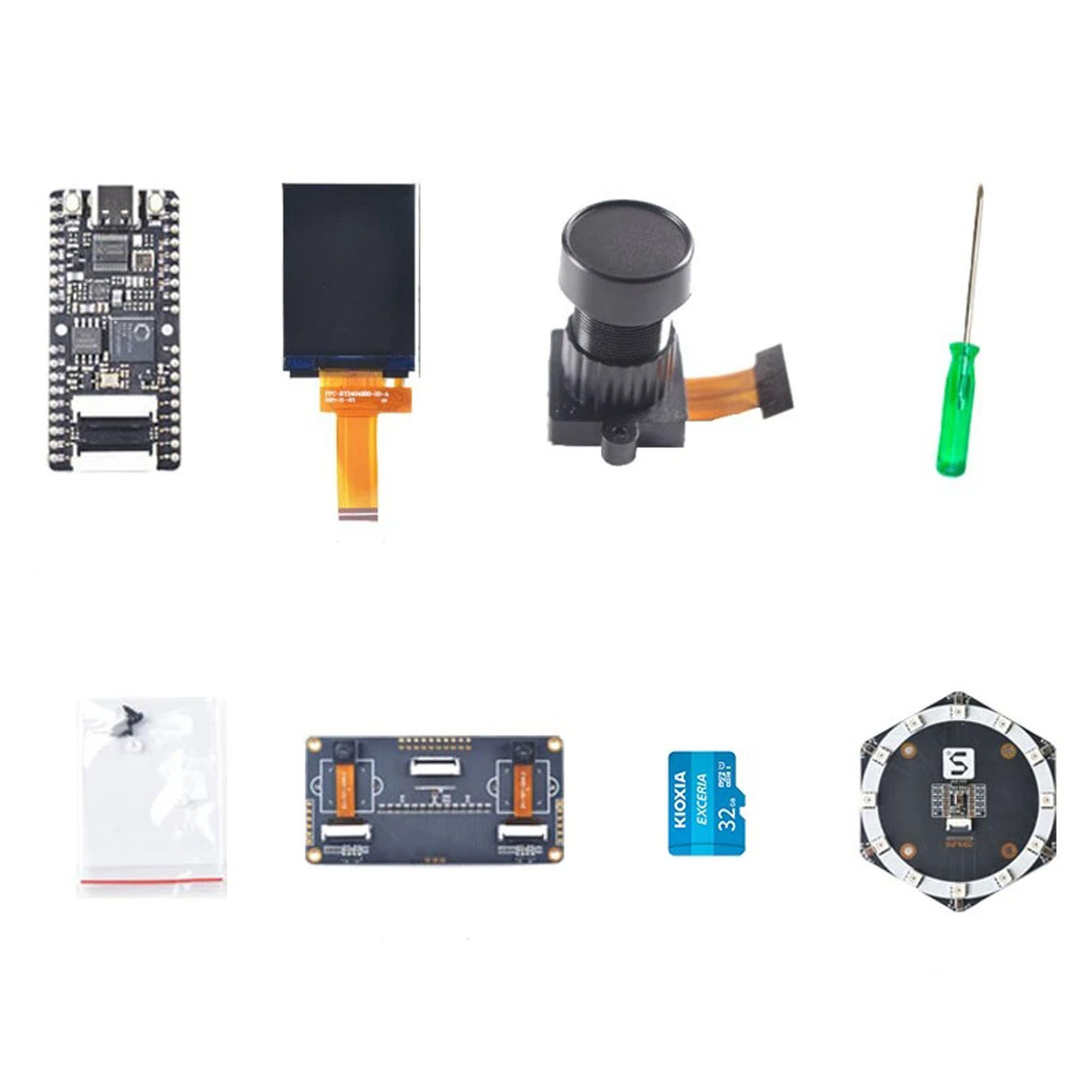 Sipeed Maix Bit K210 RISC-V AIoT Scheda di sviluppo | Processore dual-core a 64 bit, SRAM da 8 MB, porta USB di tipo C, microfono MEMS, slot MicroSD