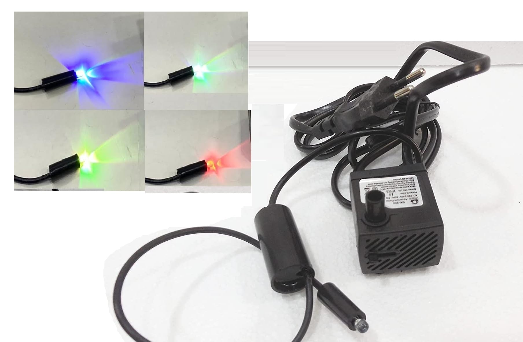FLOJOY Asian pumps & Machineries 3 watt submersible pump head 2 ft (200 l/hr) Small Fountain Water Pump For Showpiece/Aquarium/Single Led Mirchi Bulb Pump (B0BQDFH9PN) Amazon Price History, Amazon Price Tracker