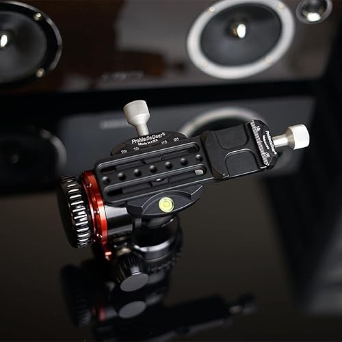 Miniatura 8 de ProMediaGear PXC1 - Riel nodal tipo Arca-Swiss de 6 pulgadas con abrazadera integrada, cola de paloma doble