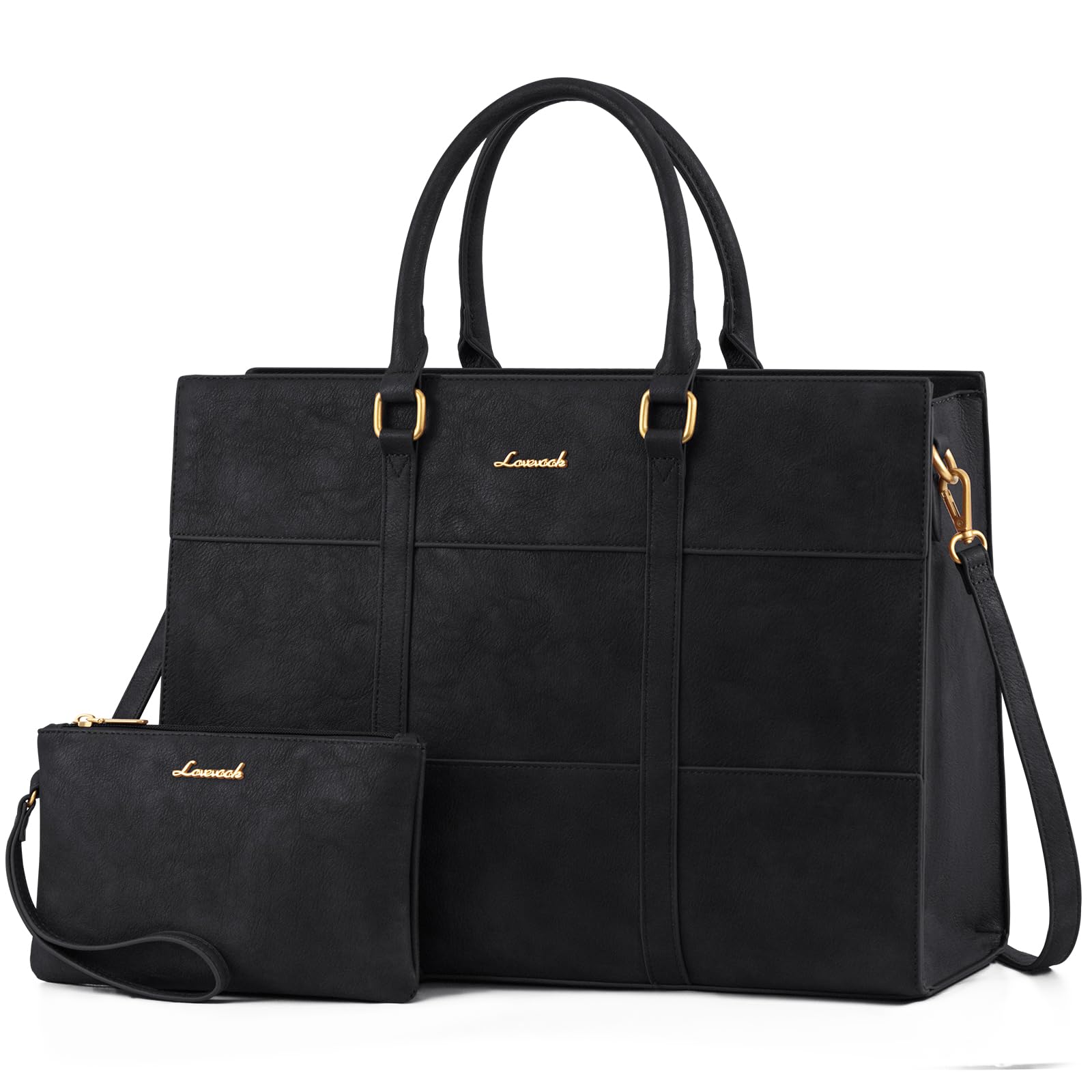 LOVEVOOK Laptop Bag for Women, 15.6 Inch Work Bags for Women