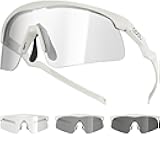QOOLTIME Z87 Cycling Sports Sunglasses Men Women Youth Pickleball Running Baseball Padel tennis