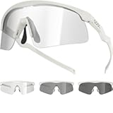 QOOLTIME Z87 Cycling Sports Sunglasses Men Women Youth Pickleball Running Baseball Padel tennis