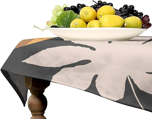Miniatura 6 de Mantel de fábrica de plantas tropicales abstractas geométricas para fiestas, manteles ajustables para mesas rectangulares para comedor, granja,