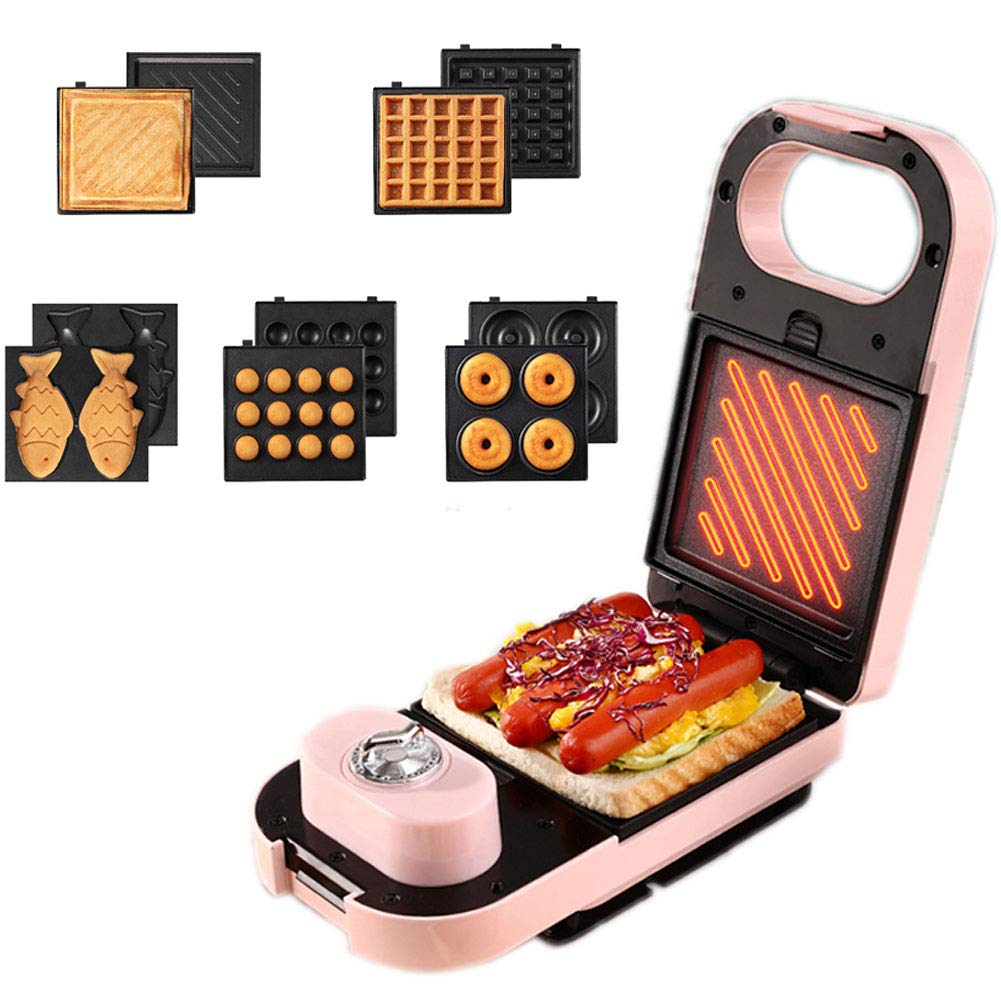 Buy 5 in 1 Waffle Makers Irons Sandwich Toasters Presses mini Waffle
