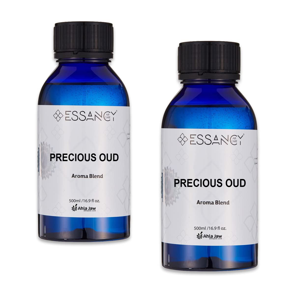Ahla Jaw, Precious Oud Aroma Blend, Oriental Classic Collection, Fragrance Oil Bottle, Aroma Mist, Anti-Allergic, Aroma Therapy, Refills Diffusers, Refreshes, Purifies, Reduces Unpleasant Odors