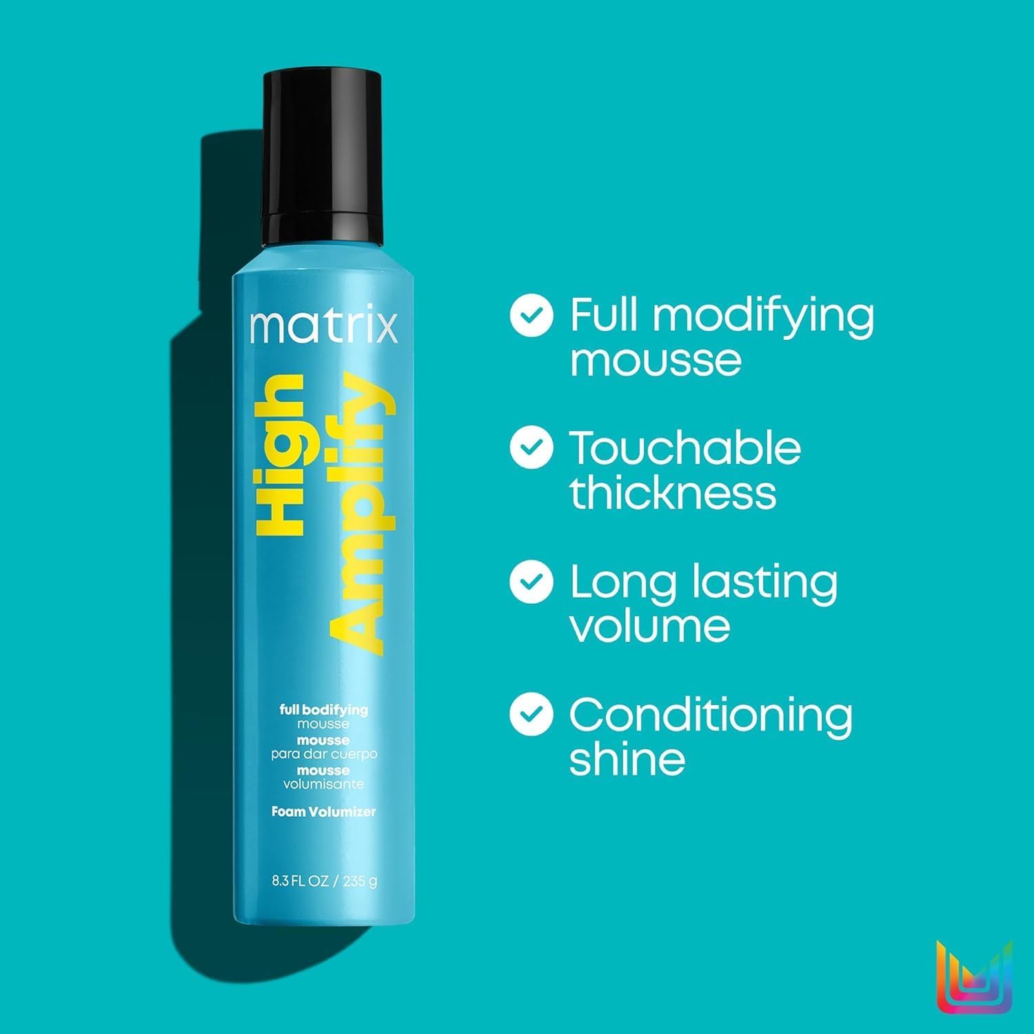 MATRIX High Amplify Volumizing Mousse for Fine Hair, 11.3 Fl Oz