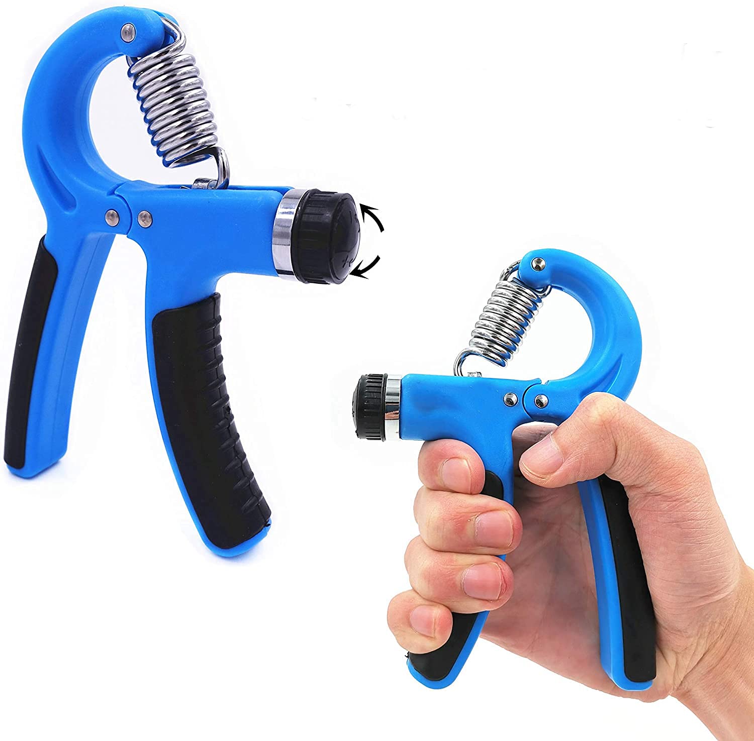 SYGA 1 Piece Hand Grip Strengthener, Grip Strength Trainer Forearm Grip Workout Adjustable Resistance (22-88 Lbs&30-145 Lbs) Extended Hand Gripper Grip Exerciser(Random Color) (B07HG7Z2KZ) Amazon Price History, Amazon Price Tracker
