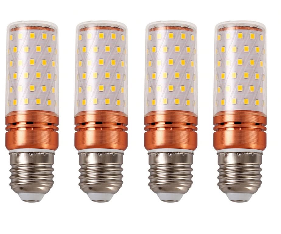 Aiwerttes E27 LED Light Bulb 9W Warm White,Edison Screw Bulbs 1000LM Equivalent to 100W Halogen Bulb,E27 LED Corn Light Bulbs for Desk Lamp,Not Dimmable,AC 220-240V,4 Pack