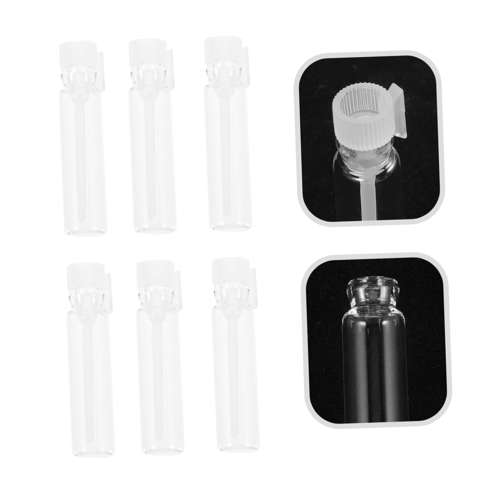 Amazon.co.jp: BESTOYARD 50個 香水サンプルボトル ガラス製試験管 