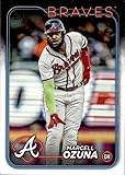 2024 TOPPS #518 MARCELL OZUNA BRAVES BASEBALL OFFICIAL TRADING CARD OF MLB