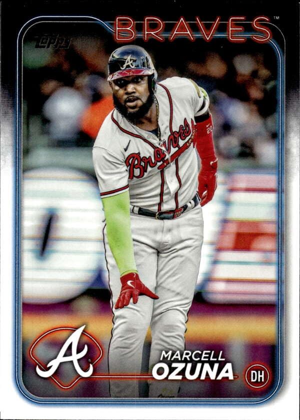 記念グッズ TOPPS Amazon.com: 2024 TOPPS #518 MARCELL OZUNA BRAVES BASEBALL OFFICIAL