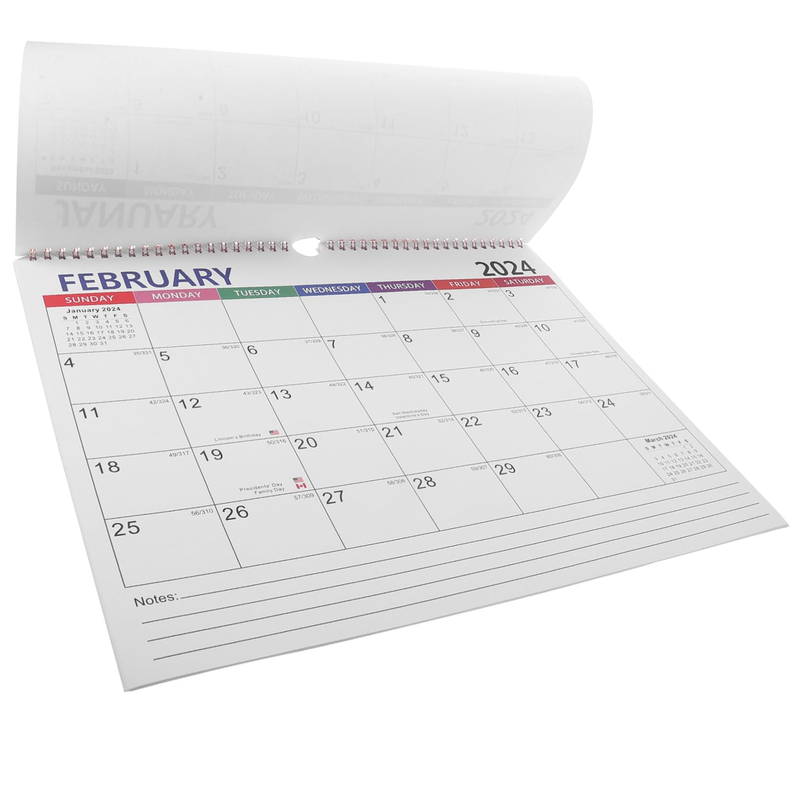 VILLCASE 3st Kalender Jahr Der Pinnwand-grenzen 2023-2024 Monatsplaner Tischstaffeleien Zum Malen 2023 Monatlich Papier