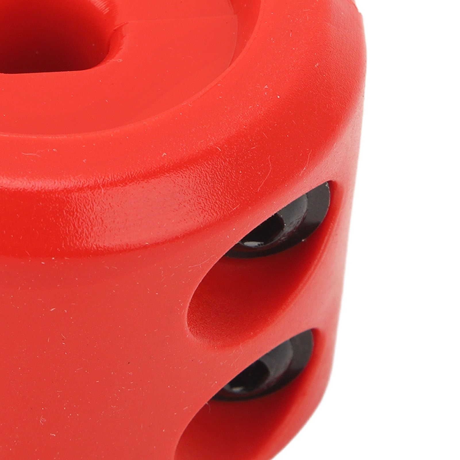 Tope de gancho para cable de cabrestante con llave hexagonal ATV, UTV, SUV, ORV o camión ORV (rojo)