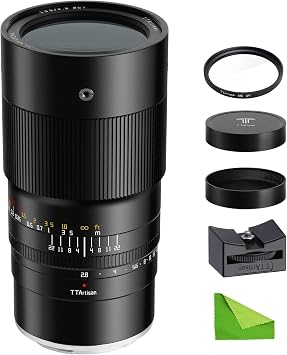 TTArtisan 100mm F2.8 Macro 2X Manual Focus Lens Full Frame Camera Lens for Sony E-Mount Cameras A7 A7II A7III A7IV A7R A7RII A7RIII A7RIV A7RV A7S A7SII A7SIII A7C A7II A7CR A1 A9 A9I A9III ZV-E1