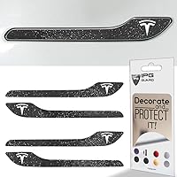 Vista 23 de IPG Compatible para Modelo 3 / Modelo Y Kit de calcomanías para manija de puerta (Set de 4) con logo de Tesla Personaliza tu Tesla (Bronce)