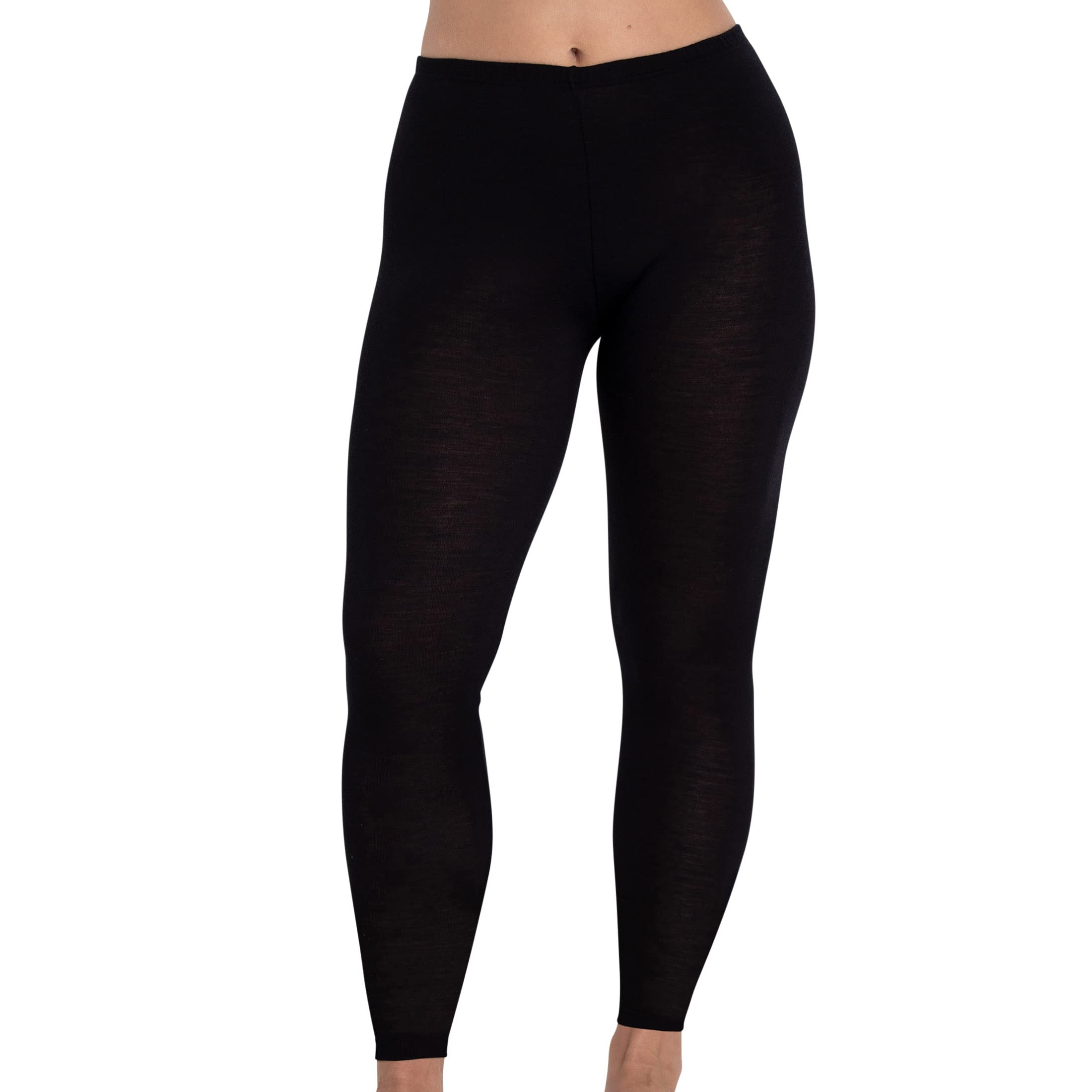 Miss Mary of Sweden Leggings aus Merinowolle – Thermo-Leggings aus Wolle, warm und atmungsaktiv, figurbetontes Design