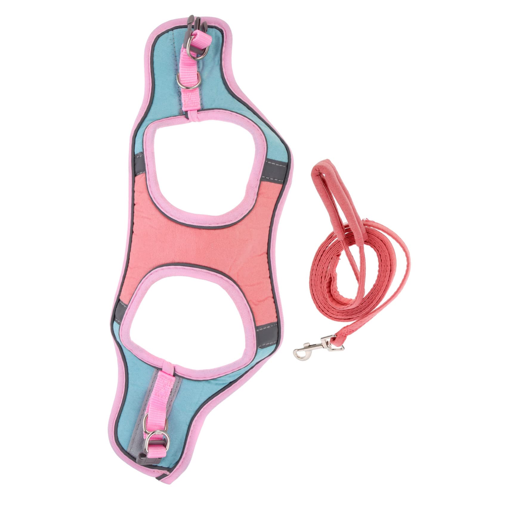Yardwe 4ensembles pour Chat avec Laisse Gilet Réfléchissant pour Extérieur pour Et Chiens