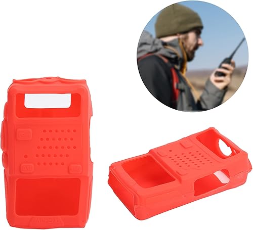 Miniatura 2 de Funda protectora de silicona de calidad para walkie talkie de seguridad, radios de largo alcance con gel de sílice, funda suave para Baofeng Uv  5r