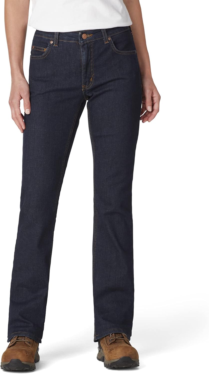 Dickies Women's Flat Front Stretch Cotton Blend Pants