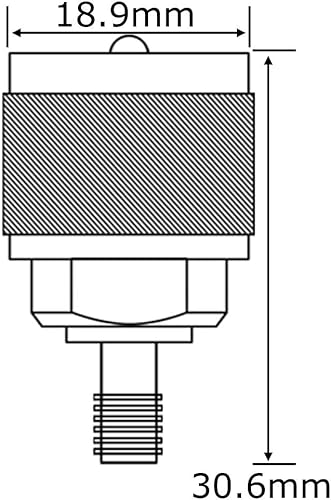 Miniatura 2 de onelinkmore Adaptador de antena de radio Ham UHF macho a SMA hembra Adaptador RF UHF PL-259 PL259 Conector a conector coaxial SMA para radios de