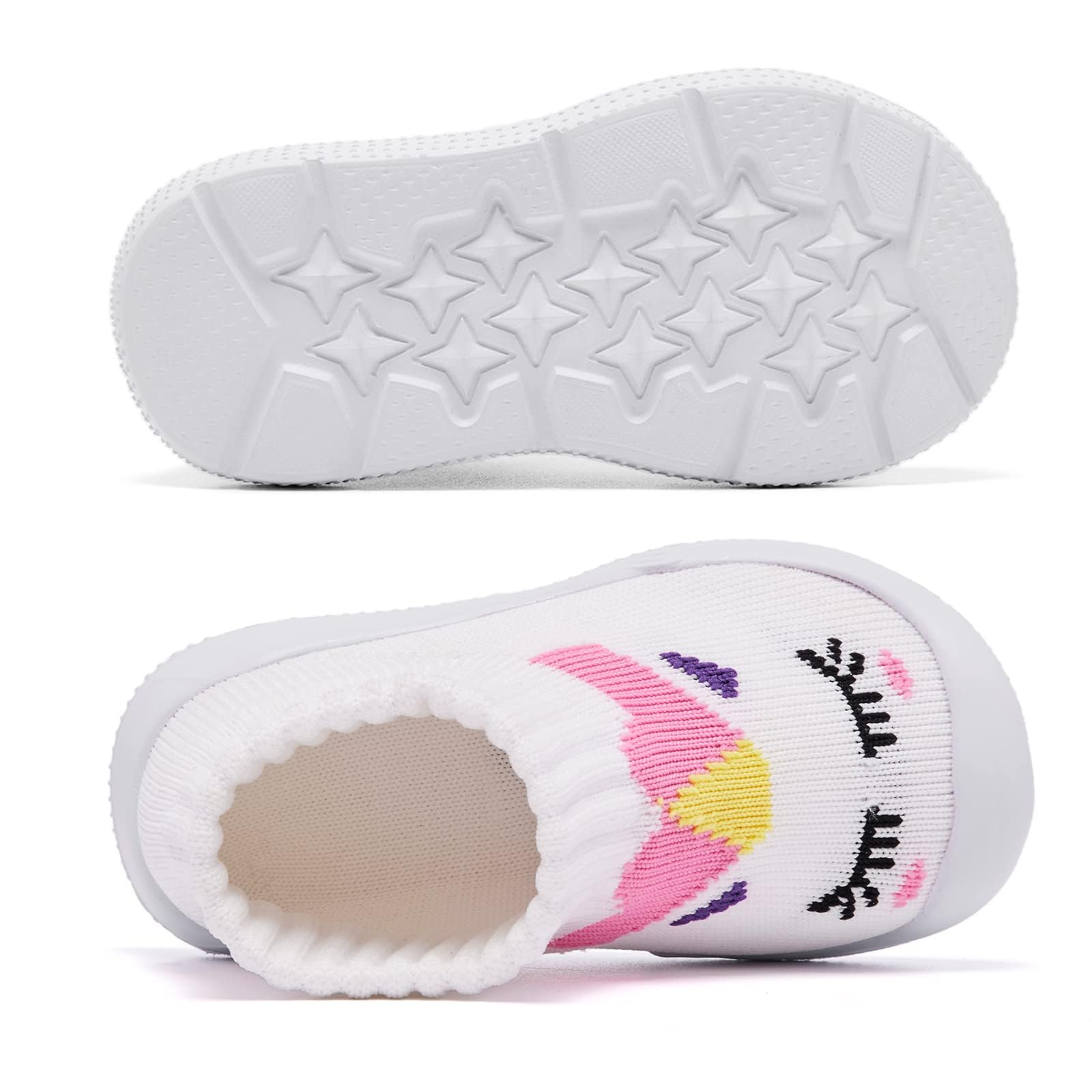 MORENDL Zapatos de bebé 0-4 años calcetín unicornio zapatillas de caminar niño zapatillas de deporte