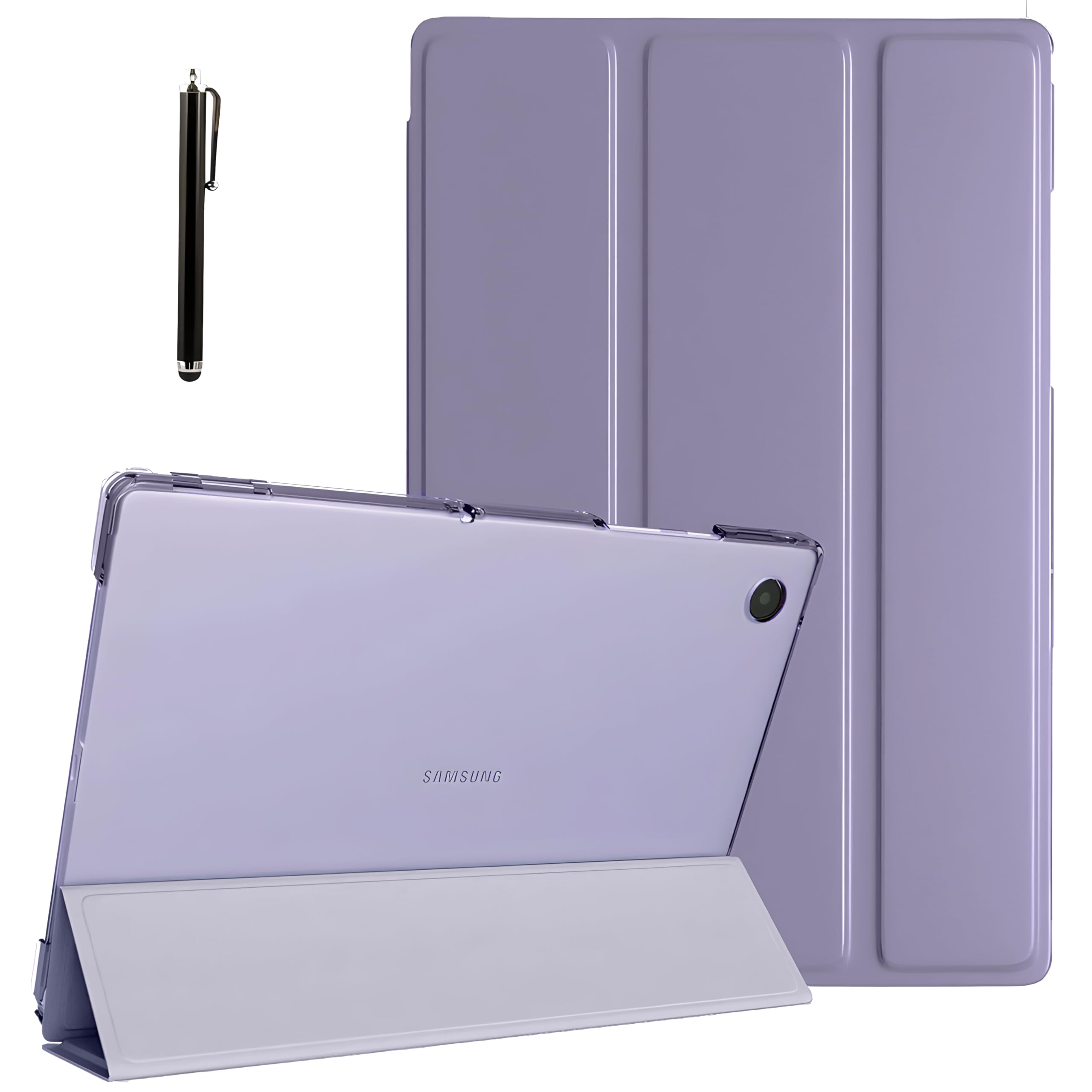 ProElite Cover for Samsung Galaxy Tab A9 Plus 11 inch Case Cover, Smart Flip Case Cover for Samsung Galaxy Tab A9+ 11 inch Translucent Back with Stylus Pen, Lavender (B0CJ2PBMDM) Amazon Price History, Amazon Price Tracker