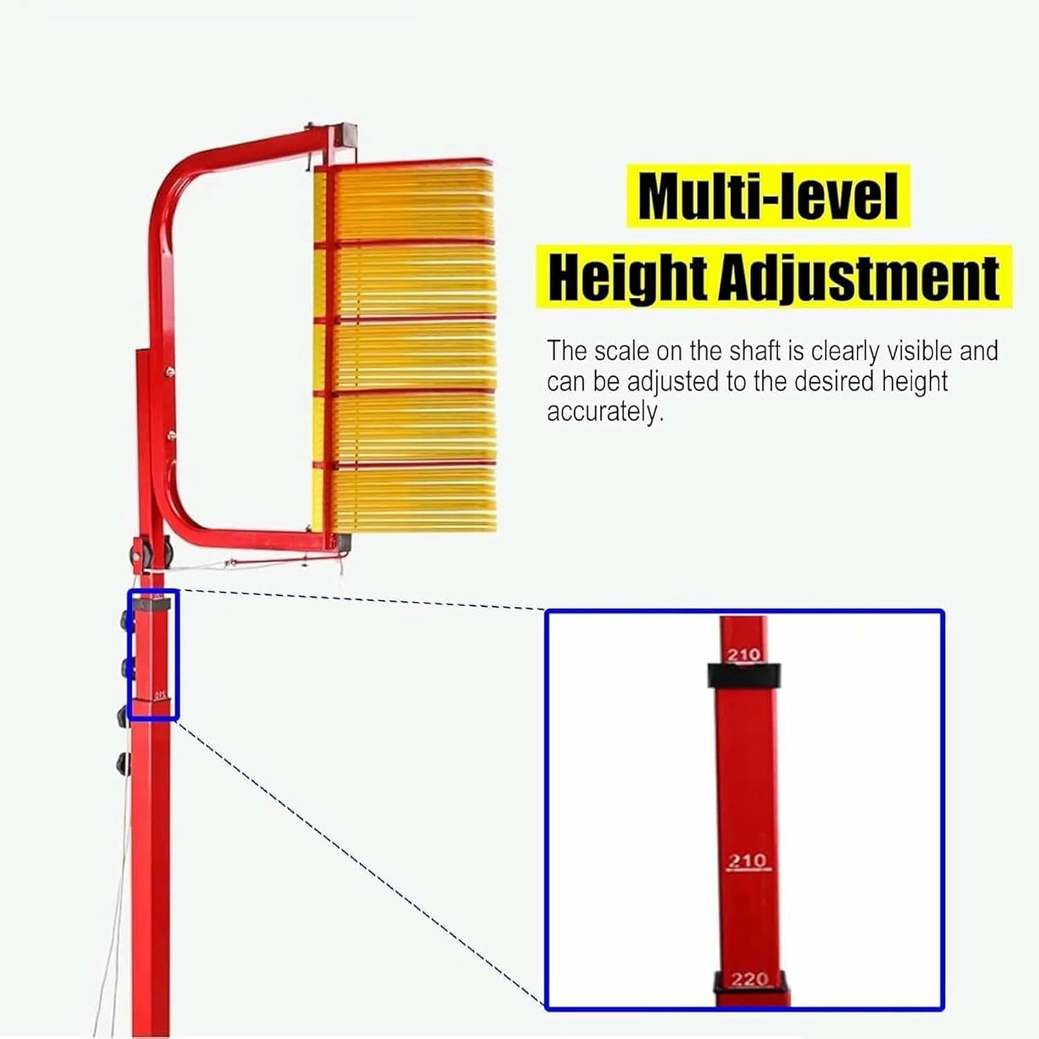 Vertical Jump Tester Movable Vertical Jump Tester, Jump Measurement Tool, Heavy Duty Sport Vertical Challenger Adults Jump Training Equipment