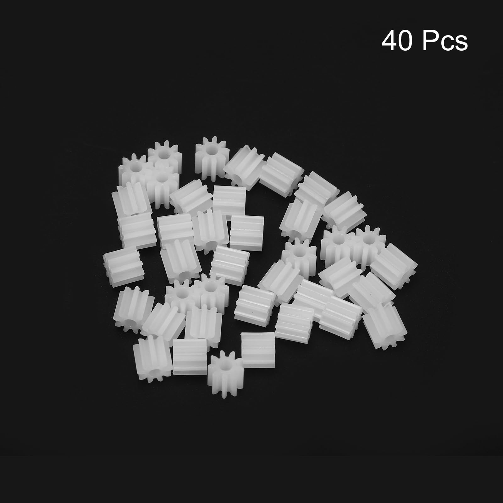 Jutagoss 50 Ingranaggi In Plastica 9 Denti Modello 092A – Micro Riduttori A Vite Senza Fine Per Auto RC, Robot E Progetti Fai Da Te - 4