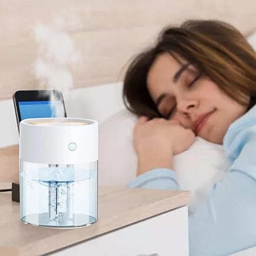 Miniatura 7 de Humidificadores para dormitorio, habitación grande, 2 L, difusor de aceite de llenado superior de niebla fría para guardería y plantas,