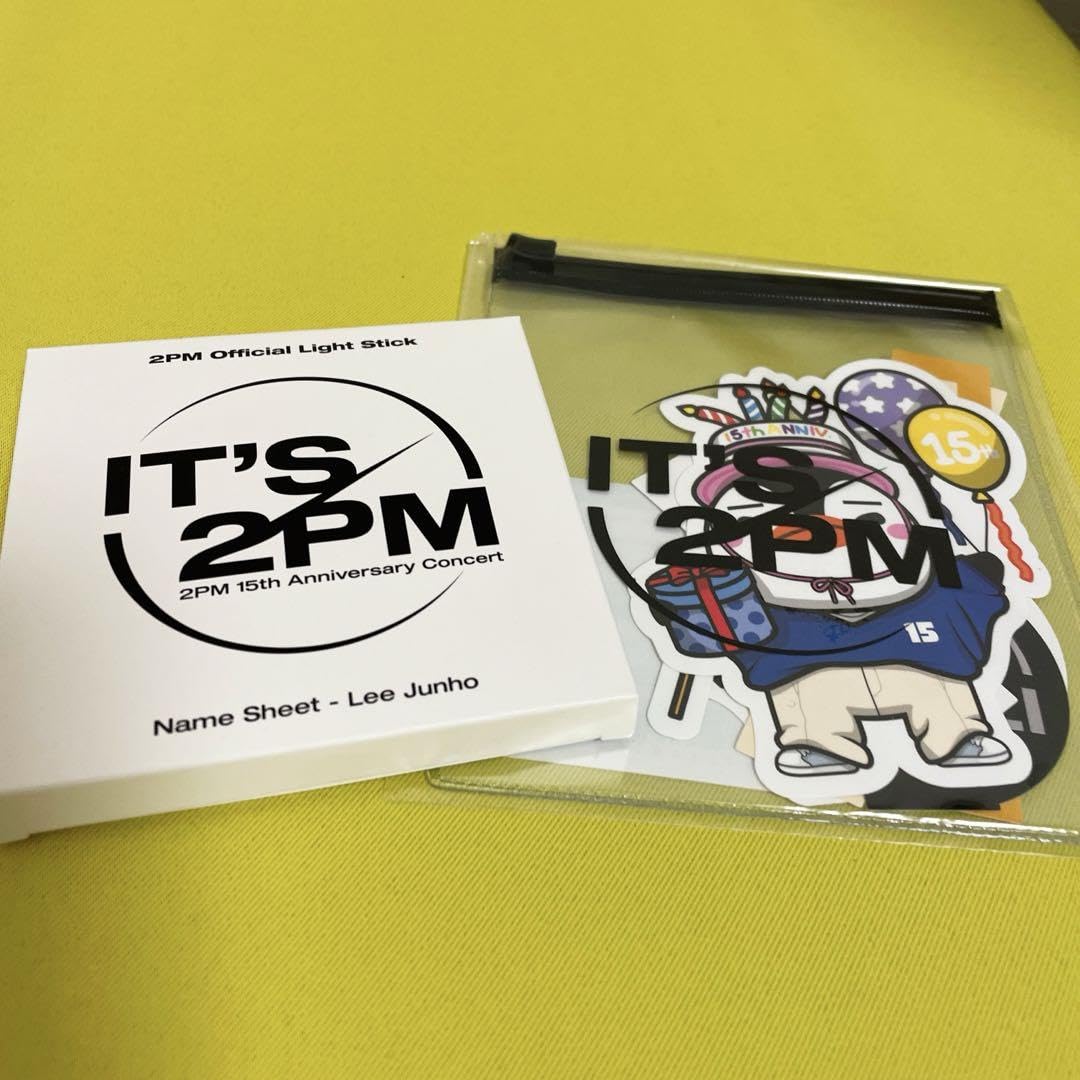 2PMジュノ ペンライト シート 2PM OFFICIAL LIGHT STICK NAME SHEET - It's 2PM - JYP SHOP