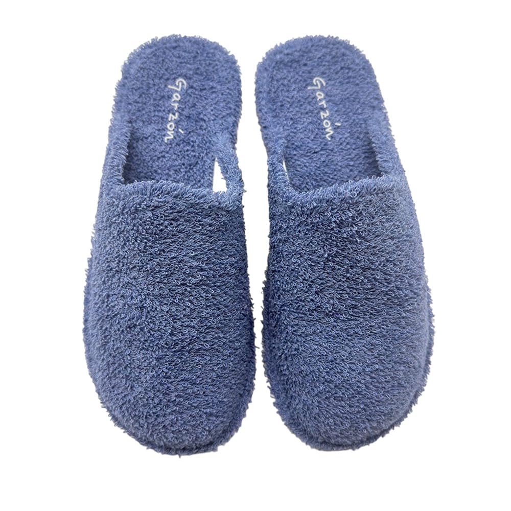 GARZON Zapatillas de Casa para Mujer de Toalla.Pantuflas de Felpa Suave, Suela Antideslizante especial parquet.