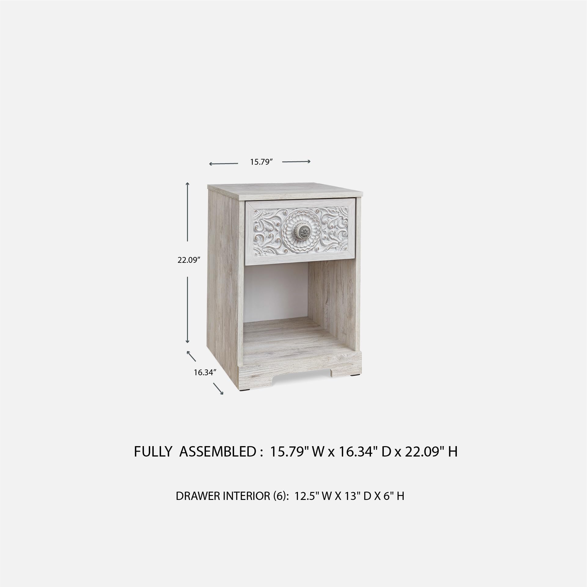 Amazon.com: Signature Design by Ashley Paxberry Boho 1 Drawer