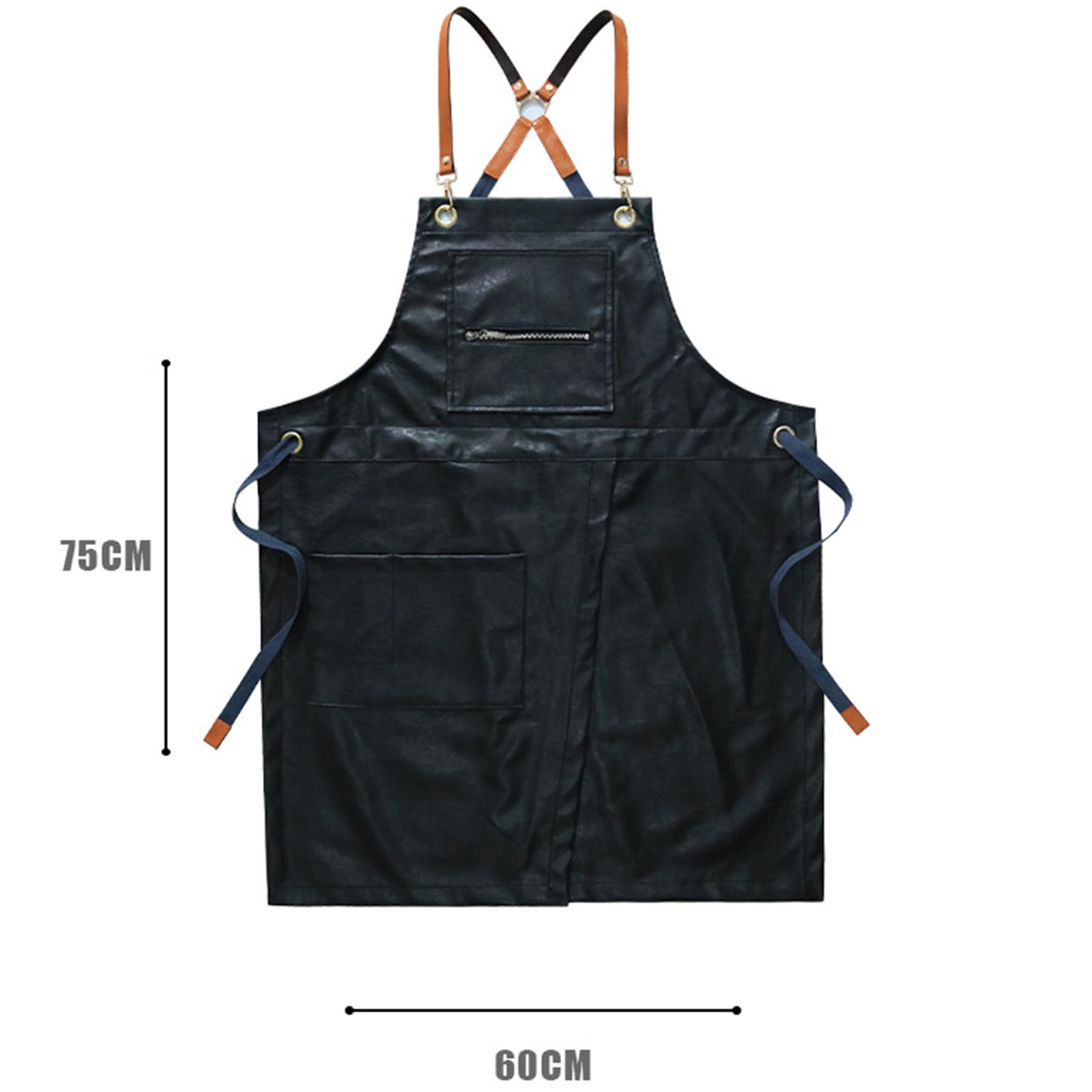 Tabliers, Tablier de chef imperméable for homme et femme, tablier cuisine avec poches for cuisiner, coiffer ou travailler
