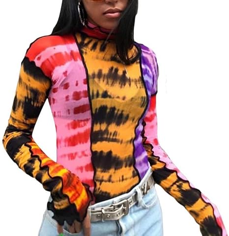 Colorful mesh shirt Clearance