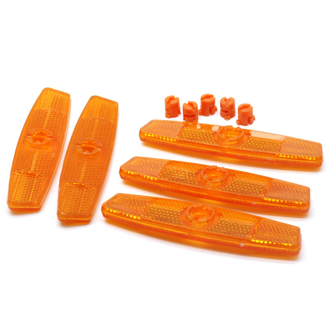 5 Pcs Bicycle Reflector Strip Warning Labels for Rim Spoke Wheel
