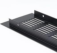 Vista 6 de Geesatis Cubiertas de ventilación para piso, gabinete, pared, techo – Rejilla de aluminio resistente a la oxidación con tornillos, paquete de 2
