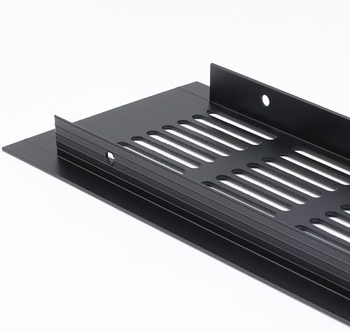Miniatura 6 de Geesatis Cubiertas de ventilación para piso, gabinete, pared, techo  Rejilla de aluminio resistente a la oxidación con tornillos, paquete de 2,