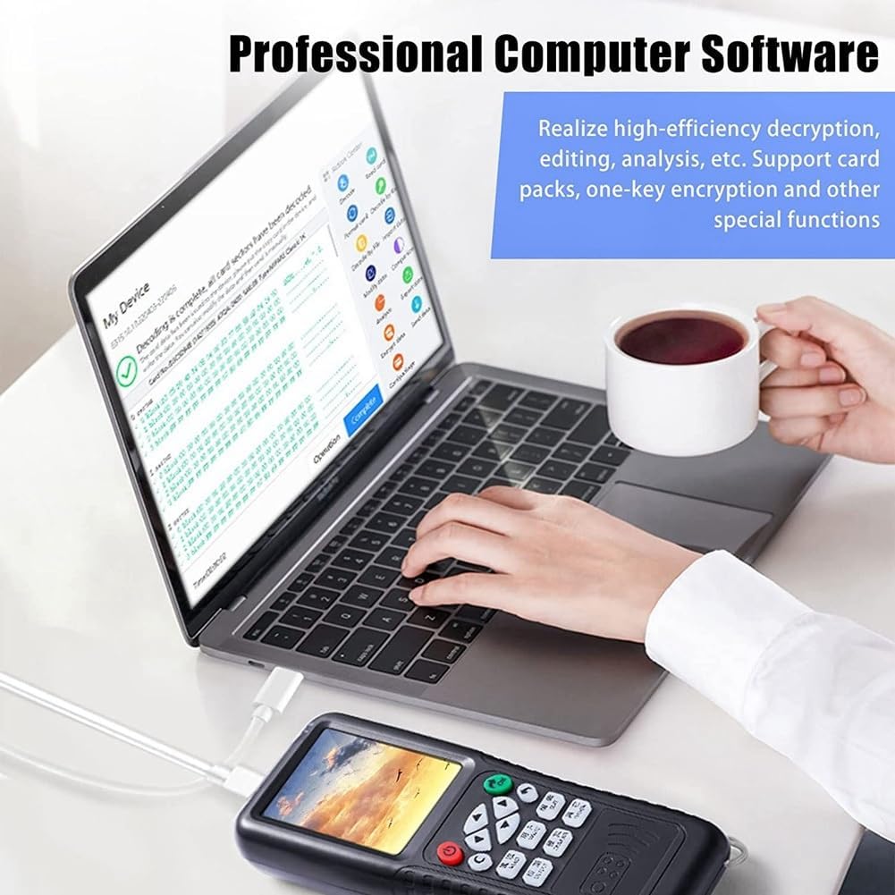 Strb NFC IDカードコピー機リーダーライター、NFCスマートカードリーダーライター IDコピー機、英語版 ICopy X10