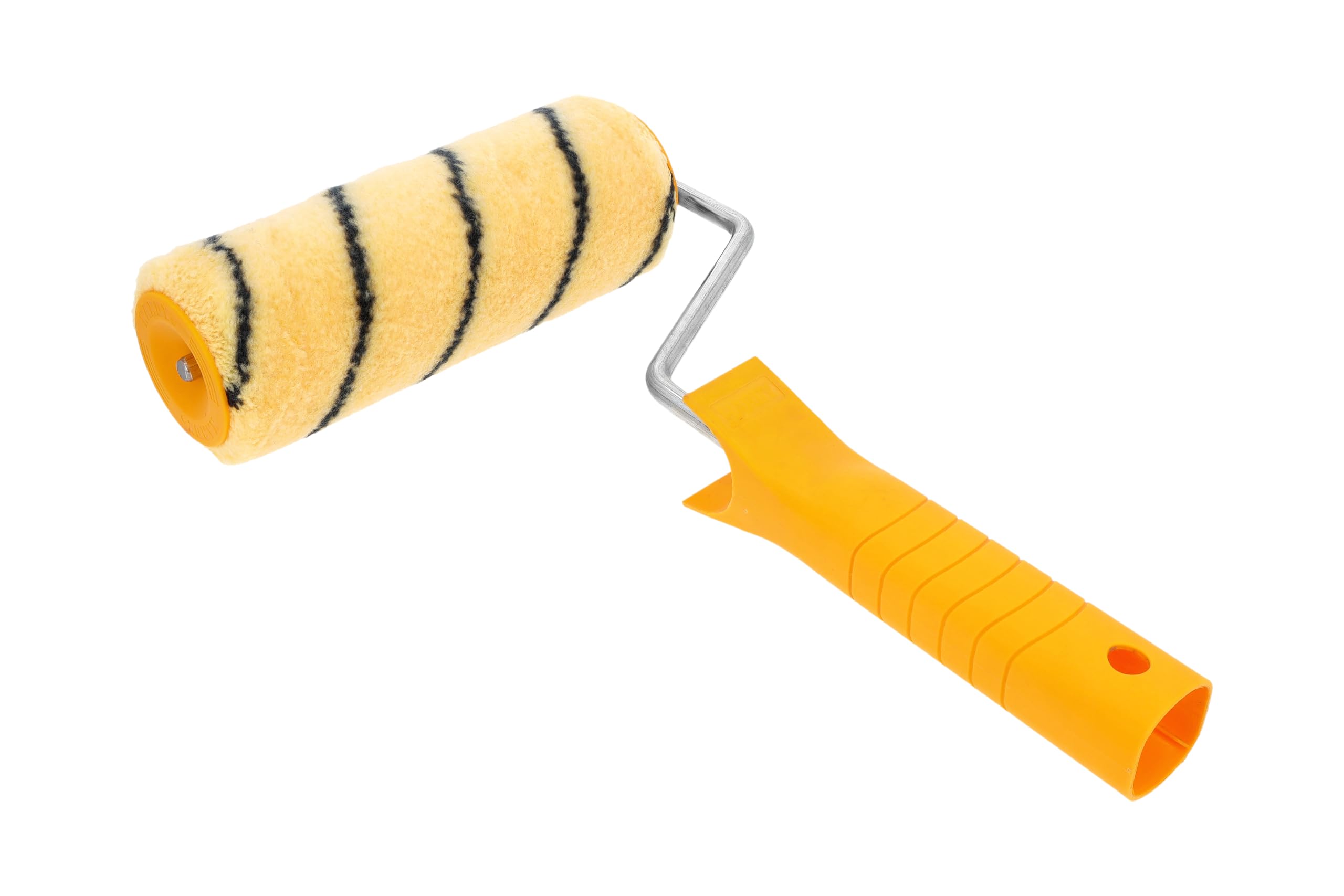 Hardy Working Tools - Kit Rullo 2 Pezzi: 1 Manicotto Largho da 18 cm + Montura Pelo in Poliestere Hardstar 13 mm Ø48 mm, DuoSystem Scorrimento fluido, Per Pareti e Soffitti – Finitura Liscia