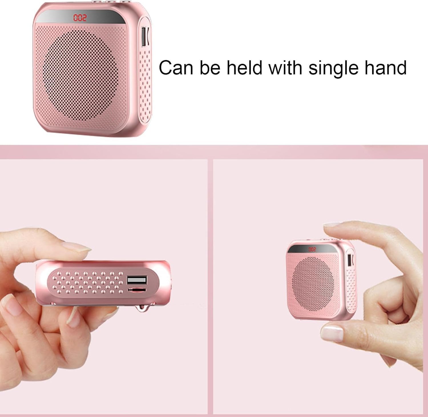 Voice Amplifier Wired Mini Portable Rechargeable with Personal Wired Microphone for Teachers, Classroom, Presentation, Tour Guides, Meeting, Coaches. - Image 9