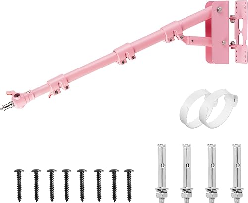 Miniatura 1 de Selens Anillo de luz de montaje de pared 39.37 pulgadas con brazo giratorio de 180 para salones de belleza, peluquería, tatuaje, transmisión en