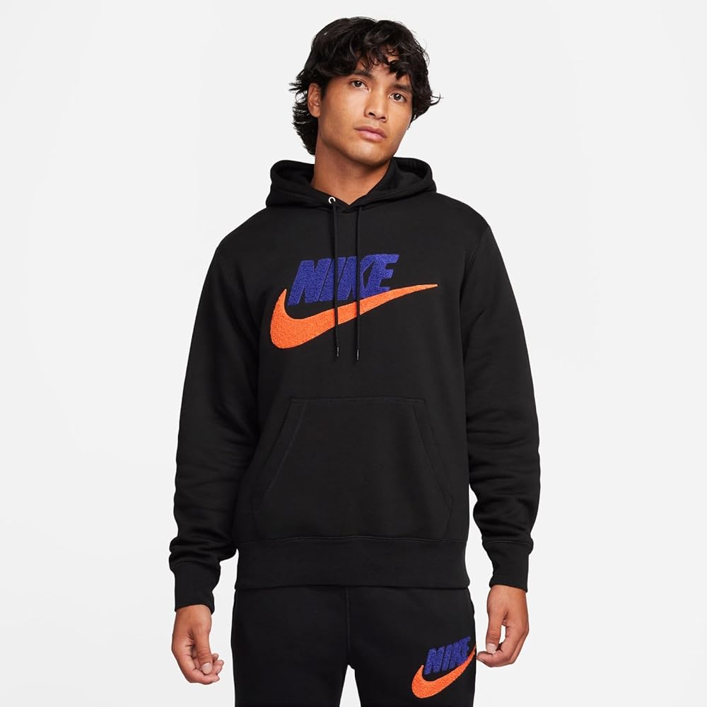 Nike Club Fleece Men's Pullover Hoodie (FN3104-010, Black