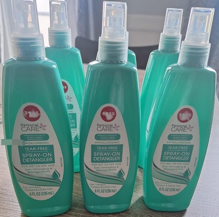 personal care compare to johnson no more tangles detangling spray hypoallergenic