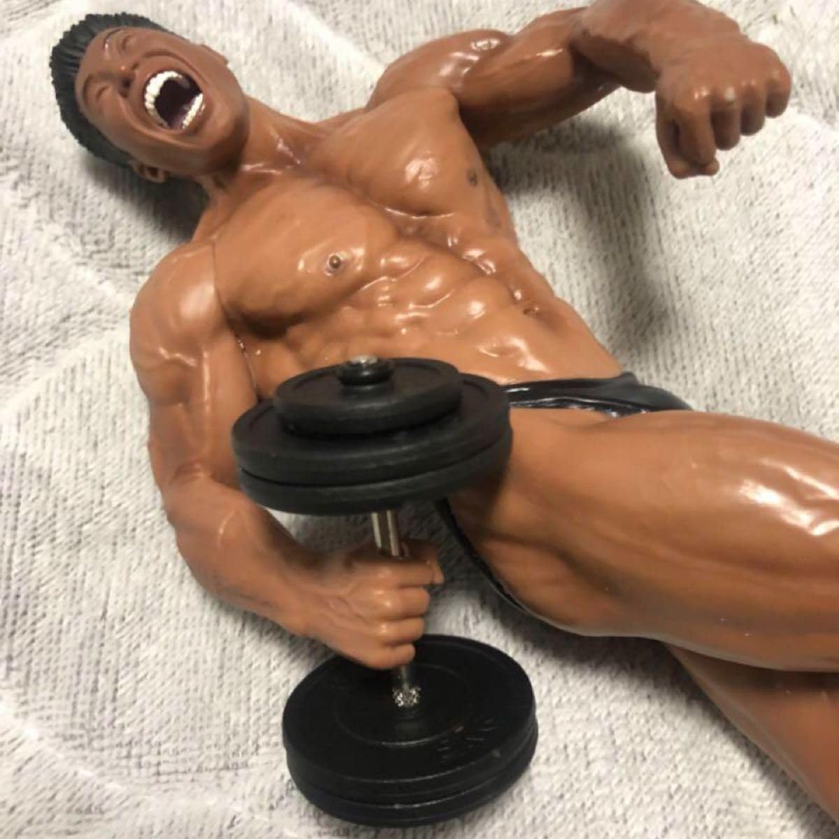 筋肉フィギュア バーベル Amazon.co.jp: MUSCLE STARS PIECE フィギュア なかやまきんに君